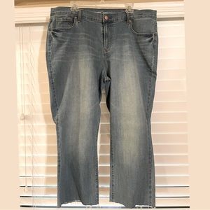 Old Navy Curvy cropped jeans